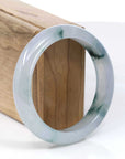 Baikalla Jewelry Jadeite Jade Bangle Bracelet Copy of Copy of Burmese High-end Ice Blue-green Jade Jadeite Bangle Bracelet (58.83mm) ( Collectibles )T086