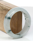 Baikalla Jewelry Jadeite Jade Bangle Bracelet Copy of Burmese High-end Ice Blue-green Jade Jadeite Bangle Bracelet (58.83mm) ( Collectibles )T071