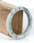 Baikalla Jewelry Jadeite Jade Bangle Bracelet Copy of Copy of Natural Burmese Blue-green Jadeite Jade Bangle Bracelet (62.17mm)