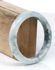 Baikalla Jewelry Jadeite Jade Bangle Bracelet Copy of Copy of Natural Burmese Blue-green Jadeite Jade Bangle Bracelet (62.17mm)