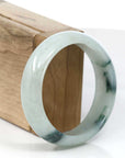 Baikalla Jewelry Jadeite Jade Bangle Bracelet Copy of Copy of Copy of Copy of Copy of Copy of Burmese High Ice Blue-green Jade Jadeite Bangle Bracelet (58.83mm) ( Collectibles )T078