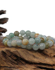 Baikalla Jewelry jade beads bracelet Copy of Copy of Genuine Jadeite Jade Round Multiple Colors Beads Bracelet ( 9.5 mm)