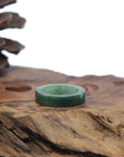 Baikalla Vibrant Green Burmese Jadeite Jade Traditional Ring