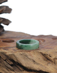 Baikalla Vibrant Green Burmese Jadeite Jade Traditional Ring