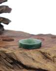Baikalla Vibrant Green Burmese Jadeite Jade Traditional Ring