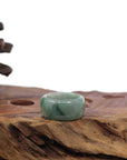 Baikalla Jewelry Jadeite Jade Bangle Bracelet Burmese Blue-green Jadeite Jade Men's Band Ring