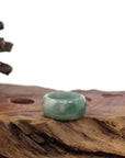 Baikalla Jewelry Jadeite Jade Bangle Bracelet 10 Burmese Blue-green Jadeite Jade Men's Band Ring