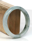 Baikalla Jewelry Jadeite Jade Bangle Bracelet Burmese High Blue-green Jade Jadeite Bangle Bracelet (57.66mm)T108