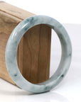 Baikalla Jewelry Jadeite Jade Bangle Bracelet Baikalla Natural Burmese Blue-green Jadeite Jade Bangle Bracelet (62.12mm)