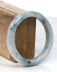 Baikalla Jewelry Jadeite Jade Bangle Bracelet Baikalla Natural Burmese Blue-green Jadeite Jade Bangle Bracelet (62.12mm)