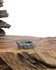 Baikalla Icy Wuji Burmese Jadeite Jade Traditional Ring