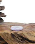 Baikalla Lavender & White Burmese Jadeite Jade Traditional Ring