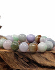 Baikalla Jewelry jade beads bracelet Natural Jadeite Jade 13mm Round Beads Bracelet ( 13 mm ) For Men