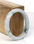 Baikalla Jewelry Jadeite Jade Bangle Bracelet 18k Gold Inlaid Blue-Green Jadeite Jade Bangle Bracelet (60.49 mm)
