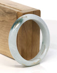 Baikalla Jewelry Jadeite Jade Bangle Bracelet 18k Gold Inlaid Blue-Green Jadeite Jade Bangle Bracelet (60.49 mm)