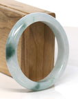 Baikalla Jewelry Jadeite Jade Bangle Bracelet Baikalla "Half Round" Lavender Jadeite Jade Bangle Bracelet (57.54 mm)