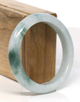 Baikalla Jewelry Jadeite Jade Bangle Bracelet Baikalla "Half Round" Lavender Jadeite Jade Bangle Bracelet (57.54 mm)