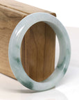 Baikalla Jewelry Jadeite Jade Bangle Bracelet Baikalla "Half Round" Lavender Jadeite Jade Bangle Bracelet (57.54 mm)