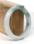 Baikalla Jewelry Jadeite Jade Bangle Bracelet Baikalla "Half Round" Lavender Jadeite Jade Bangle Bracelet (57.54 mm)