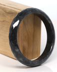 Baikalla Jewelry Jadeite Jade Bangle Bracelet Baikalla "Half Round" WuJi Jadeite Jade Bangle Bracelet (61.06 mm)