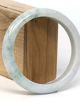 Baikalla Jewelry Jadeite Jade Bangle Bracelet Baikalla "Half Round" Blue Green Jadeite Jade Bangle Bracelet (62.32 mm)
