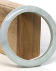 Baikalla Jewelry Jadeite Jade Bangle Bracelet Baikalla "Half Round" Deep Green Jadeite Jade Bangle Bracelet (60.49 mm)
