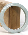Baikalla Jewelry Jadeite Jade Bangle Bracelet Baikalla "Half Round" Deep Green Jadeite Jade Bangle Bracelet (60.49 mm)
