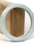 Baikalla Jewelry Jadeite Jade Bangle Bracelet Baikalla "Half Round" Deep Green Jadeite Jade Bangle Bracelet (60.49 mm)