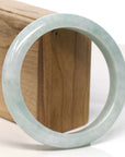 Baikalla Jewelry Jadeite Jade Bangle Bracelet Baikalla "Half Round" Deep Green Jadeite Jade Bangle Bracelet (60.49 mm)