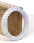 Baikalla Jewelry Jadeite Jade Bangle Bracelet Baikalla "Half Round" Jadeite Jade Bangle Bracelet (57.17 mm)