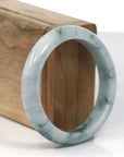 Baikalla Jewelry Jadeite Jade Bangle Bracelet Baikalla Natural Burmese Blue-green Jadeite Jade Bangle Bracelet (55.68mm)