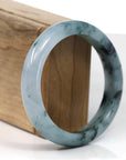 Baikalla Jewelry Jadeite Jade Bangle Bracelet Baikalla Natural Burmese Blue-green Jadeite Jade Bangle Bracelet (58.06mm)