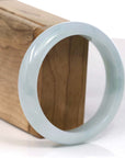 Baikalla Jewelry Jadeite Jade Bangle Bracelet Baikalla "Classic Bangle" Blue-Green Natural Burmese Jadeite Jade Bangle (59.2mm)