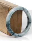 Baikalla Jewelry Jadeite Jade Bangle Bracelet Baikalla Natural Burmese Blue-green Jadeite Jade Bangle Bracelet (55.80mm)