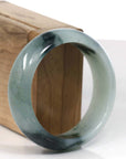 Baikalla Jewelry Jadeite Jade Bangle Bracelet Baikalla Natural Burmese Blue-green Jadeite Jade Bangle Bracelet (56.23mm)