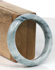 Baikalla Jewelry Jadeite Jade Bangle Bracelet Baikalla Natural Burmese Blue-green Jadeite Jade Bangle Bracelet (55.85mm)