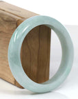 Baikalla Jewelry Jadeite Jade Bangle Bracelet Baikalla Classic Green Natural Jadeite Jade Bangle (56.62 mm )