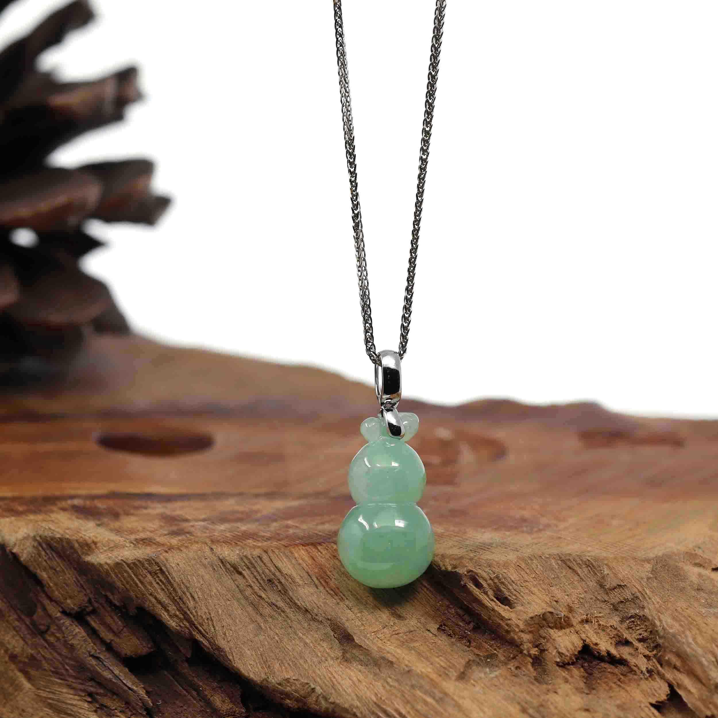 Jade Jadeite Fake Jade Necklace Lavender Jadeite Money Bag Pendant