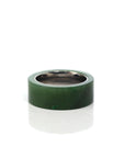 Baikalla Jewelry Jade Ring Baikalla™ "Signature Signet" Stainless Steel Real Green Nephrite Jade Classic Men's Band