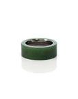Baikalla Jewelry Jade Ring Baikalla™ "Signature Signet" Stainless Steel Real Green Nephrite Jade Classic Men's Band