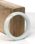 Baikalla Light Green W/ Sajin Burmese Jadeite Jade Oval Bangle (55.4mm )