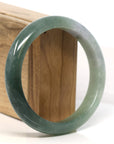 Baikalla Jewelry Jadeite Jade Bangle Bracelet Baikalla "Half Round" Light Green Jadeite Jade Bangle Bracelet (64.47 mm)