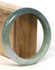 Baikalla Jewelry Jadeite Jade Bangle Bracelet Baikalla "Half Round" Light Green Jadeite Jade Bangle Bracelet (60.9 mm)