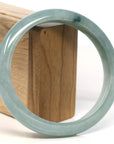 Baikalla Jewelry Jadeite Jade Bangle Bracelet Baikalla "Half Round" Green Jadeite Jade Bangle Bracelet (66.85 mm)