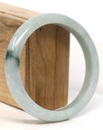 Baikalla Jewelry Jadeite Jade Bangle Bracelet Baikalla "Half Round" Green Jadeite Jade Bangle Bracelet (62.66 mm)