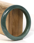 Baikalla Jewelry Jadeite Jade Bangle Bracelet Baikalla "Half Round" Light Green Jadeite Jade Bangle Bracelet (61 mm)