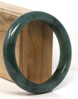 Baikalla Jewelry Jadeite Jade Bangle Bracelet Baikalla "Half Round" Light Green Jadeite Jade Bangle Bracelet (60 mm)