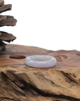 Baikalla Light Lavender Burmese Jadeite Jade Traditional Ring