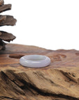 Baikalla Light Lavender Burmese Jadeite Jade Traditional Ring