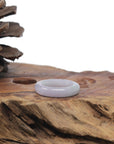 Baikalla Light Lavender Burmese Jadeite Jade Traditional Ring